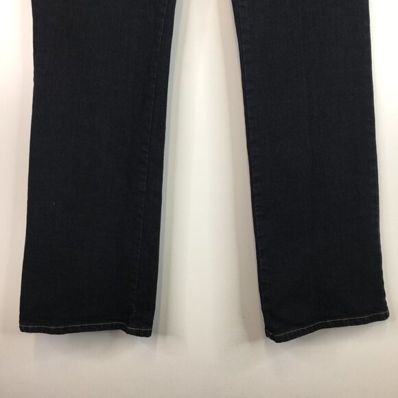 CAbi Dark Wash Wide Leg Jeans Style #895 Size 2 - Picture 4 of 10